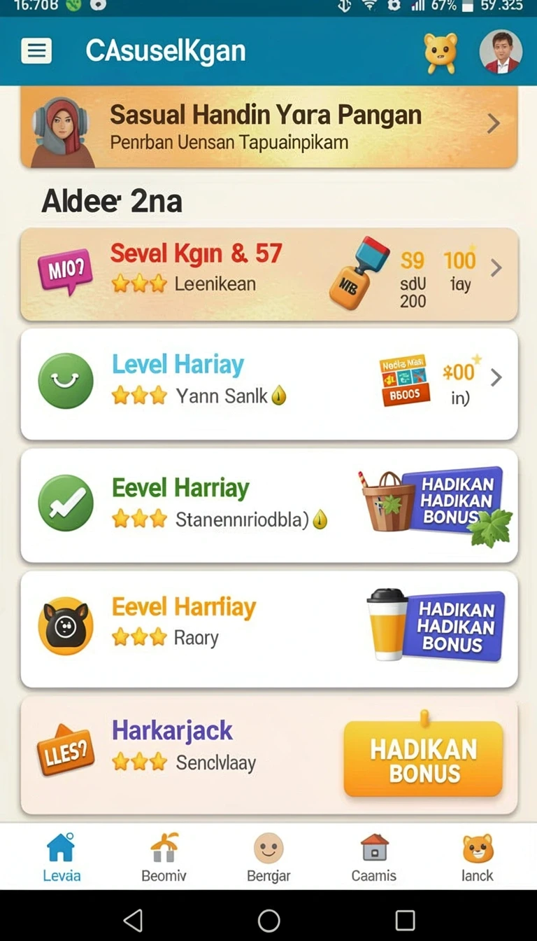 Beragam pilihan permainan menarik dalam aplikasi Download hoki99 APK Original untuk Android.